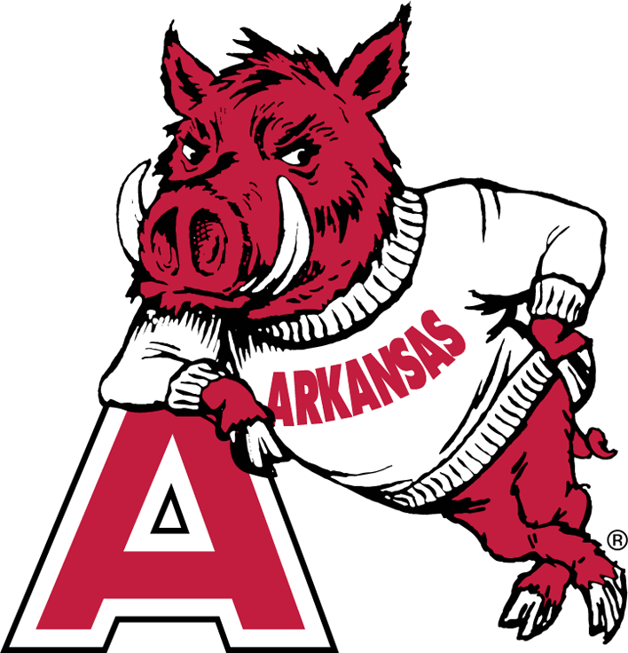 Arkansas Razorbacks 1951-1962 Primary Logo diy iron on heat transfer...